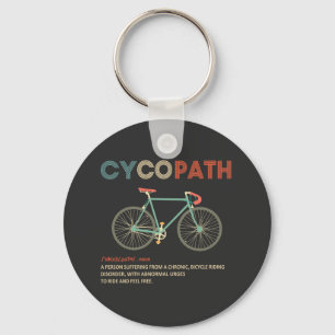 Cycopath Funny Cycling for Cyclists and Bikers Sleutelhanger