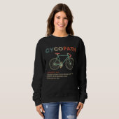 Cycopath Funny Cycling for Cyclists and Bikers Trui (Voorkant volledig)