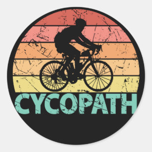 Cycopath Funny Cycling Ronde Sticker