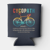 Cycopath, Funny Gift for Cycling Blikjeskoeler (Voorkant)