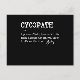 CYCOPATH Grappige Fietsende Wielrenner Fietser Briefkaart