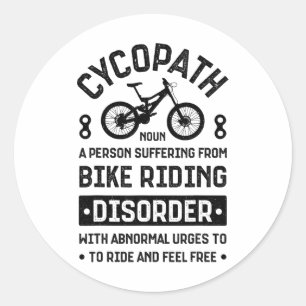 Cycopath Mountainbiken Fietsen Mtb Fiets Ronde Sticker