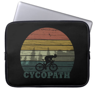 cycopath offroad biking slogan laptop sleeve