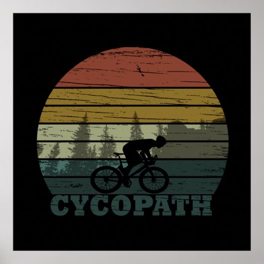 cycopath offroad fietsen poster (Voorkant)