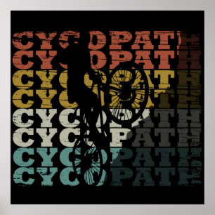 cycopath offroad fietsen zeggen poster