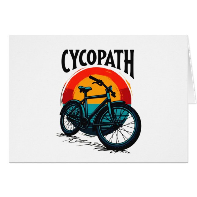 Cycopath : Vélo énergétique avec le soleil couchan (Devant Horizontal)