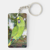 Cydney Yellow Naped Parrot Sleutelhanger (achterkant)