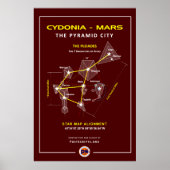 Cydonia-Mars: Pyramide City Poster (Voorkant)