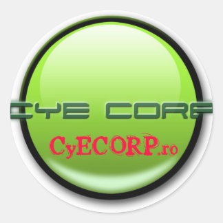 CyE CORP. Autocollant