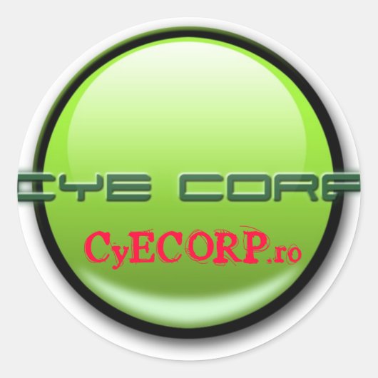 CyE CORP. Sticker (Voorkant)