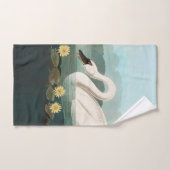 cygne audubon cygnes d'eau blanche (Serviette à main)