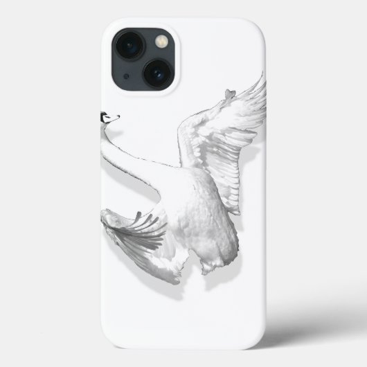 Cygne blanc - coque ipad (Verso)