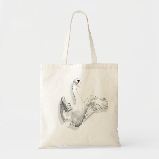 Cygne blanc - sac (Devant)