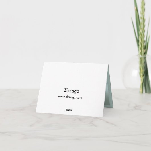 Cygne bleu turquoise de carte de remerciements (Dos)