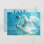 Cygne magique RSVP pendant une douche d'été (Devant / Derrière)