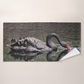 Cygne noir (Serviette de bain)