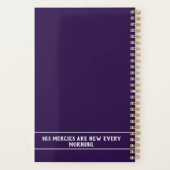 Cygne noir coloré Christian Bible verse Planner (Dos)