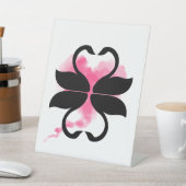 Cygnes amour Panneau sur pied (In SItu)