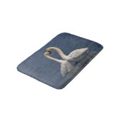 Cygnes dans le tapis de bain d'amour (Angle)