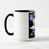 Cygnes De Bois Victoriens Sur Mug (Gauche)