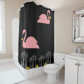 Cygnes de rideau de douche (En situation)