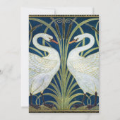 Cygnes musulmans Faire-part de mariage Walter Cran (Dos)