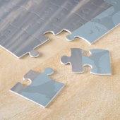 Cygnet Swan met Abstract patroonzaag Puzzle Legpuzzel (Zijkant)