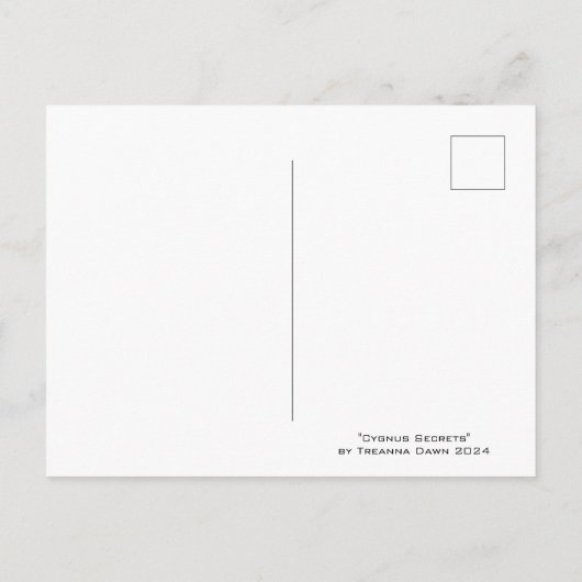 Cygnus Secrets Briefkaart (Achterkant)