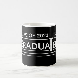 Cylindre gradué "Gradué" Mug de message personnali