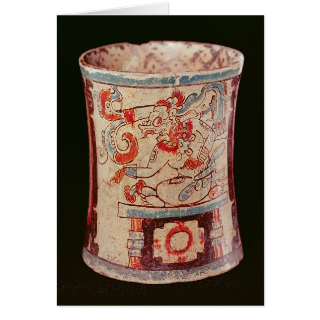 Cylindrique dépeignant une divinité avec des (Devant)