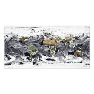 Cylindrische, op gelijke afstand projectie foto afdruk