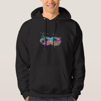 Cymbal Instrument Silhouette Cymbals Hoodie