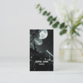 Cymbales tambour et Carte de visite gris Toms (Debout devant)