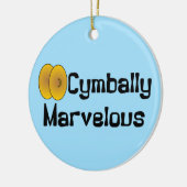 Cymbally Marvelous Keramisch Ornament (Links)