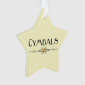 Cymbals decoratieve lijn ornament (voorkant)