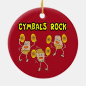Cymbals Rock Keramisch Ornament (Achterkant)