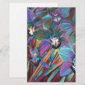 Cymbidium carnaval 2 briefpapier (Voorkant / Achterkant)