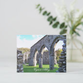 CYMER ABBEY WALES BRIEFKAART (Staand voorkant)