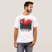 Cymru am Byth T-Shirt (Voorkant volledig)