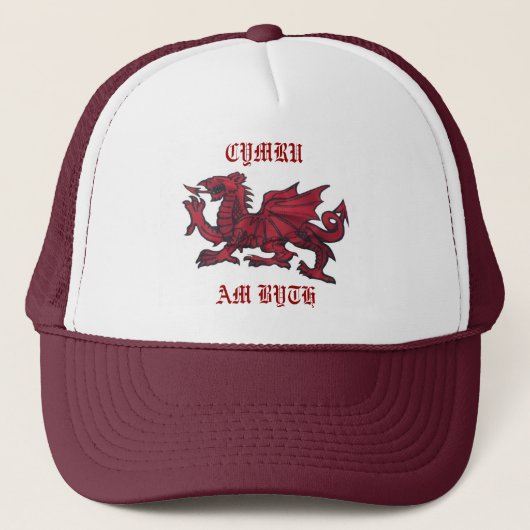 Cymru am byth trucker pet (Voorkant)