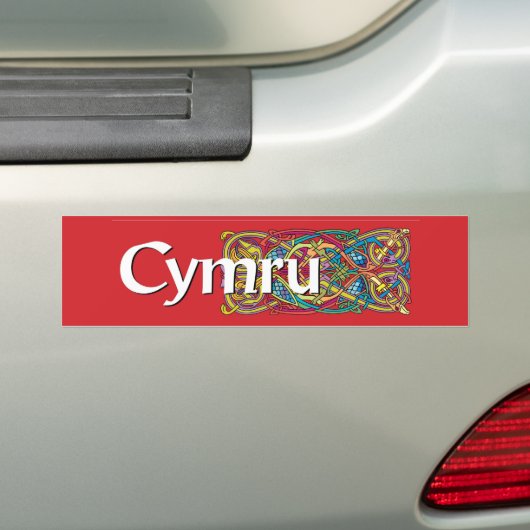 Cymru Bumpersticker (Op auto)