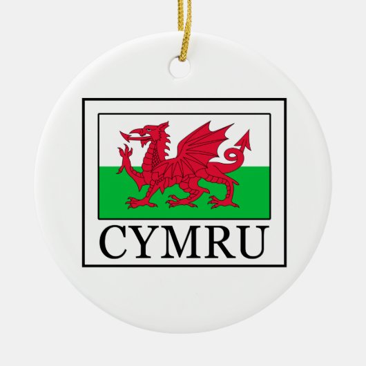 Cymru Keramisch Ornament (Voorkant)