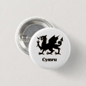 Cymru, Wales pin Ronde Button 3,2 Cm (Voorkant /achterkant)