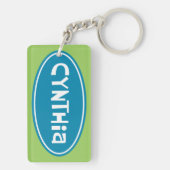 "Cynthia" Gepersonaliseerd Sleutelhanger (achterkant)