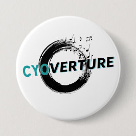 CYOverture Logo Pin Ronde Button 7,6 Cm