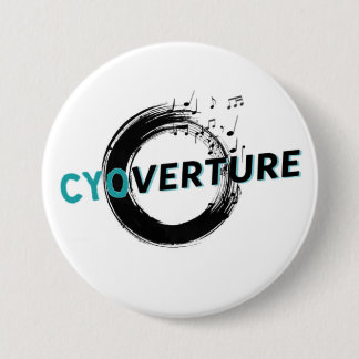CYOverture Logo Speld Ronde Button 7,6 Cm