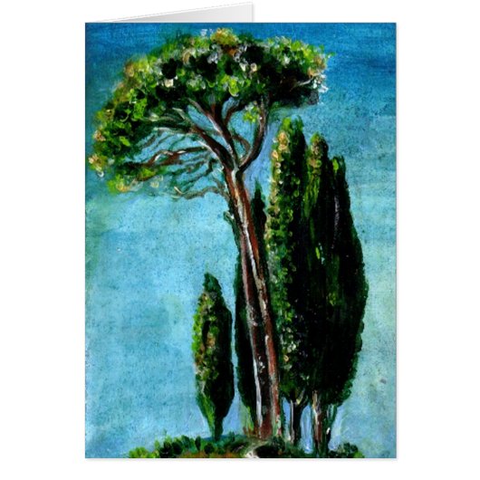 CYPERBOMEN EN MEDITERRANE PIJN IN TUSCANY (Voorkant)