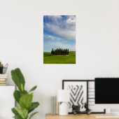 Cyprès en Toscane affiche verticale (Bureau à domicile)