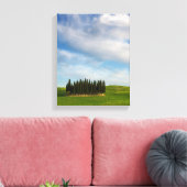 Cyprès en Toscane toile verticale (Insitu(Salon))