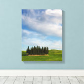 Cyprès en Toscane toile verticale (Insitu (Plancher de Bois))